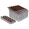 Image de GORILLA SPORTS® Tapis Mousse - 18 Pièces et Bords, 30x30 cm, Antidérapant, EVA, Bois Foncé - Dalles Mousse, Tapis Protection Sol, Dalle Sport, Accessoires pour Fitness et Musculation