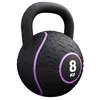 Image de GORILLA SPORTS® Kettlebell Caoutchouc | Noyau Sable de Fer & Revêtement | Poignée Ergonomique | 4 kg à 20 kg | Musculation Fonctionnelle (b) 8kg Rose)