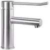 Image de Mitigeur de lavabo Wagner ewar longue levier de commande HD Wa 100 1 Acier Inoxydable, Edelstahl poliert