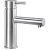 Image de Mitigeur de lavabo Wagner ewar courte levier de commande ND Wa 200 acier inoxydable, Edelstahl poliert