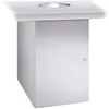 Image de Wagner de ewar Poubelle 43L wp198 en acier inoxydable pour montage sous évier, Edelstahl poliert