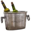 Image de LOBERON Seau à champagne Alfred - aluminium - H/L/P env. 21/31 / 16 cm - couleur argent, argenté