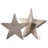 Image de Loberon Big Star Lot de 2 décorations en Forme d'étoile - Décoration intemporelle et élégante - Style Simple et Fascinant, argenté Vieilli