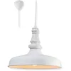 Image de LOBERON Suspension Camryn - fer, manguier - H/D env. 30/40.5 cm - blanc vieilli, blanc vieilli