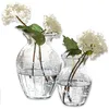 Image de Loberon Lot de 2 vases Paimpont - Verre - H/D env. 17/9 cm - Transparent, Transparent