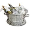 Image de LOBERON Seau à champagne Cerisé - aluminium - H/L/P env. 23/47 / 36 cm - couleur argent vieilli, argenté vieilli