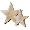 Image de Loberon Lot de 2 étoiles Dunino - manguier - H/L/P env. 30/30 / 4 cm - Blanc Vieilli, Beige Vieilli
