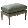 Image de Loberon Tabouret Greenbrier - frêne - H/L/P env. 46/65 / 45 cm - Gris, Marron Vieilli/Vert