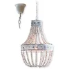 Image de LOBERON Lustre Valcourt - sapin - fer - chanvre - H/L/P/D env. 47 32 32 32 cm - blanc vieilli
