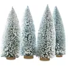 Image de Loberon Lot de 4 Arbres décoratifs Landscape - H/D env. 41/14 cm - Vert - Plastique, Fil de Fer - Vert - décorations de Noël, Vert