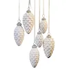 Image de Loberon Lot de 6 décorations de Noël Éva - - H/D env. 17/8.5 cm - Blanc Vieilli, Blanc Vieilli