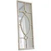 Image de Loberon Millery Miroir - Métal Massif avec Une Patine à l'ancienne - Utilisation Polyvalente, Blanc Vieilli