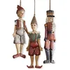 Image de Loberon Lot de Figurines Udine | Déco de Noël pour Le Sapin et Les fenêtres | Arlequin, Casse-Noisette et garçon coiffé d'un Chapeau | en polyrésine | Peintes à la Main | 3 Figurines, Multicolore