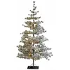 Image de Loberon Sapin de Noël Sapi - H/Ø env. 180/108 cm - Longueur du câble: Largeur: 300cm - Vert/Blanc - Fer - PVC - Coton - décoration de Noël, Vert/Blanc