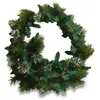 Image de Loberon Guirlande Derval - H env. 180 cm - Pommes de pin, Coton, Fer - Vert - décorations de Noël, Vert