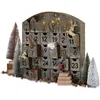 Image de Loberon Calendrier de l’Avent Léran, Fer, H/L/P env. 47/45 / 8 cm, Gris - décorations de Noël, Gris