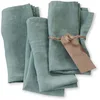 Image de LOBERON Lot de 4 serviettes Ghis, vert