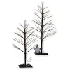 Image de Loberon Hellerud Lot de 2 sapins décoratifs - 180 LED - Également Disponibles à l’unité : réf. 18849, Marron