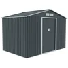 Image de HATTORO Abri de jardin S200 XXL en métal - 277 x 191 x 192 cm - Anthracite