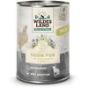 Image de Wildes Land | Nourriture Humide pour Chats | Purée de Poulet (avec Huile de carthame) | Plateau de 6 x 400 g