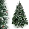 Image de Yorbay 120cm Sapin de Noël Artificiel: 390 Pointes Décoré de Pommes de Pin