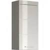 Image de Meuble de salle de bain Rangement haut - 1 porte - Blanc - L 37 x P 23 x H 77 cm - AMANDA