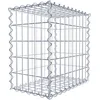 Image de GABIONA | eckige gabio NEN paniers | Pierre befüllbare paniers | résistant aux intempéries Grille Panier   ausgefallener Panier Grillage   Fabriqué en Allemagne 50 x 50 x 30 cm