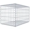 Image de GABIONA Gabion 80 × 50 × 50 cm (L x H x P)   Panier à pierres en fil de 4 mm, largeur de maille 5 × 10 cm, fermeture en spirale   Idéal pour brise-vue, clôture gabion, mur de jardin et mur de panier