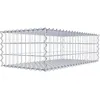 Image de GABIONA Gabion 100 x 30 x 50 cm - Panier de gabion galvanisé avec mailles de 5 x 10 cm - Panier métallique résistant aux intempéries pour le jardin