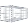 Image de GABIONA - Gabion 100 x 40 x 40 cm - Panier gabion avec maille 5x10 cm - Panier métallique galvanisé résistant à la corrosion