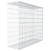 Image de Panier de pierre gabion carré, Largeur de maille 5 x 10 cm, profondeur 30 cm, la culture Panier de type 2, spirale Fermeture, galvanisé 100 x 90 x 30 cm