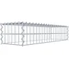 Image de Panier de pierre gabion carré, Largeur de maille 5 x 10 cm, profondeur 30 cm, la culture Panier de type 3, spirale Fermeture, galvanisé 100 x 20 x 30 cm