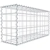 Image de GABIONA | Paniers en gabion carré | Paniers en treillis résistants aux imtempéries | Dimensions 100L x 50h x 30P centimètres