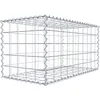 Image de GABIONA | Paniers en gabion carré | Paniers en treillis résistants aux imtempéries | Dimensions 100L x 50h x 50P centimètres
