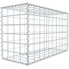 Image de GABIONA Panier de Pierre Gabion carré, Mailles 10 x 10 cm, Profondeur 40 cm, Spirale Fermeture, galvanisé 100 x 60 x 40 cm