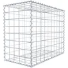 Image de GABIONA Gabion 100 x 80 x 50 cm - Galvanisé et résistant aux intempéries - Panier gabion robuste avec mailles de 10 x 10 cm