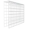 Image de GABIONA Pierre Panier Panier de Culture Gabion carré, Mailles 10 x 10 cm, Profondeur 20 cm, Type 4, Spirale Fermeture, galvanisé 100 x 80 x 20 cm