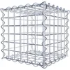Image de GABIONA Paniers en fil de fer robustes pour pierres pour l'aménagement individuel du jardin I Paniers à pierres remplissables avec une maille de 5x5 cm I Paniers en gabion de 4 mm d'épaisseur