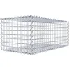 Image de GABIONA Panier de Pierre Gabion carré, Largeur de Maille 5 x 5 cm, Profondeur 50 cm, Spirale Fermeture, galvanisé 100 x 40 x 50 cm