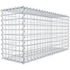 Image de GABIONA | Paniers en gabion carré | Paniers en treillis résistants aux imtempéries | Dimensions 100L x 50h x 30P centimètres