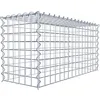 Image de Panier de pierre gabion carré, Largeur de maille 5 x 5 cm, profondeur 30 cm, la culture Panier type 3, spirale Fermeture, galvanisé 80 x 40 x 30 cm