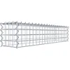 Image de GABIONA - Gabione 100 x 20 x 20 cm - Panier en gabion avec maille de 5x5 cm - Type de panier à fixer Type 3 (sans grille de fond)