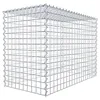 Image de Panier de pierre gabion carré, mailles 5 x 5 cm, profondeur 50 cm, la culture Panier type 3, spirale Fermeture, galvanisé 100 x 70 x 50 cm
