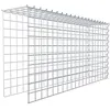 Image de Panier de pierre gabion carré, Largeur de maille 5 x 5 cm, profondeur 20 cm, Panier de culture type 4, spirale Fermeture, galvanisé 100 x 50 x 20 cm