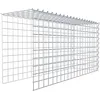 Image de Panier de pierre gabion carré, Largeur de maille 5 x 5 cm, profondeur 30 cm, la culture Panier de type 4, spirale Fermeture, galvanisé 100 x 50 x 30 cm