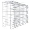Image de Panier de pierre gabion carré, Largeur de maille 5 x 5 cm, profondeur 30 cm, la culture Panier de type 4, spirale Fermeture, galvanisé 100 x 70 x 30 cm