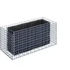 Image de GABIONA Plate-Bande surélevée Panier de Pierre Gabion carré, Largeur de Maille 5 x 10 cm, Longueur 120 cm, épaisseur 50 cm, Spirale Fermeture, galvanisé 120 x 50 x 50 cm