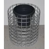 Image de GABIONA Gabions Colonne Fleurs Rond, Mailles 5 x 5 cm Pot Surface galvanisée à Chaud Höhe 42 cm