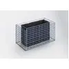 Image de GABIONA - Plate-bande surélevée en gabion (H x l x P) : 50 x 100 x 50 cm - Panier à gabion carré comme parterre pour le jardin - Mailles 5 x 5 cm