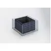 Image de Gabiona - Jardinière surélevée en gabion (H x l x P) : 100 x 50 x 100 cm   Panier de gabion carré pour le jardin   Maillage 5 x 5 cm